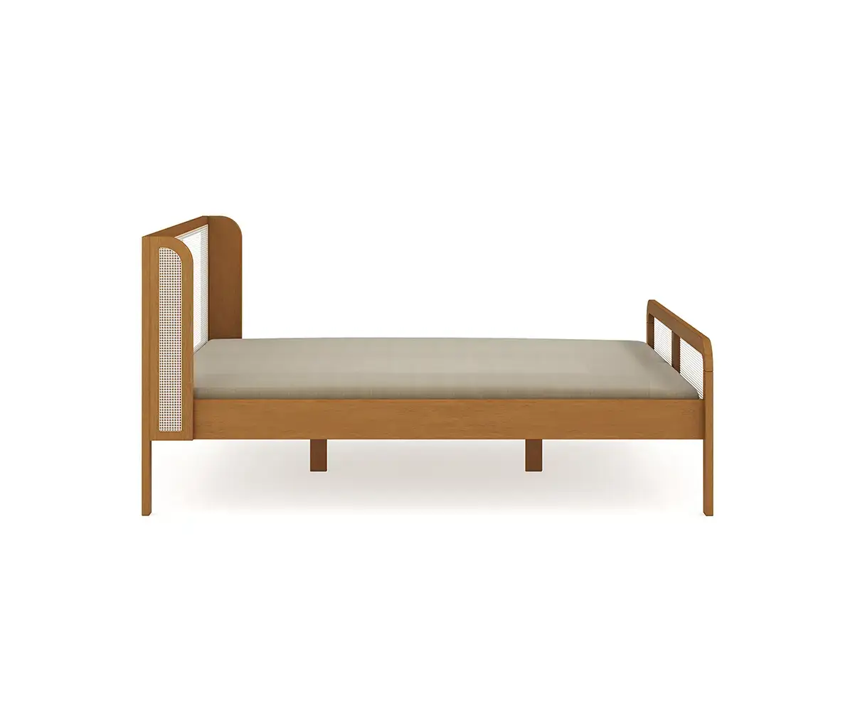 lit Yawl avec matelas en option ( vu cote )