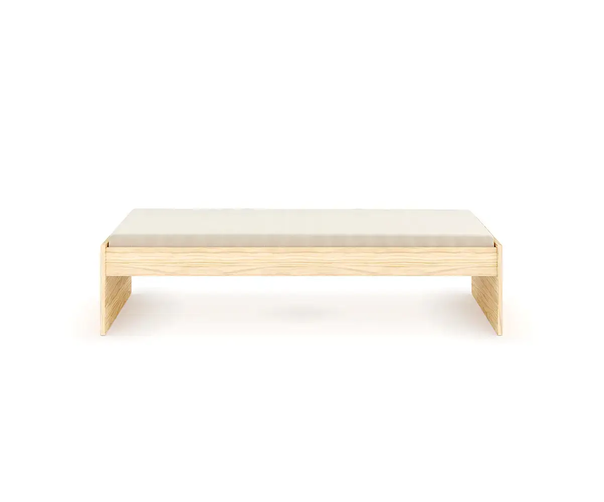 lit renforcé Rokka en bois massif