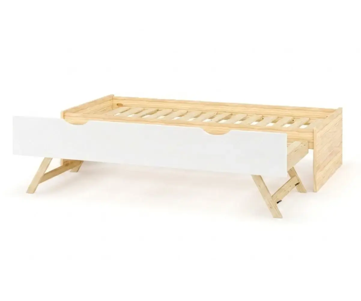 lit gigogne renforcé Rokka avec matelas en option