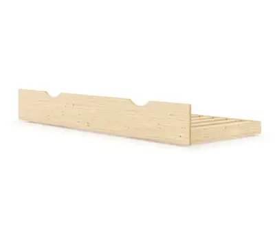 photo en bois massif avec façade et avec pieds repliés