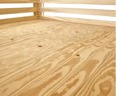 Sommier parquet 200x200 bois
