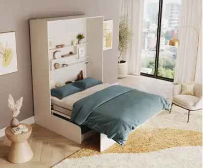 Armoire transfomable en lit 2 places