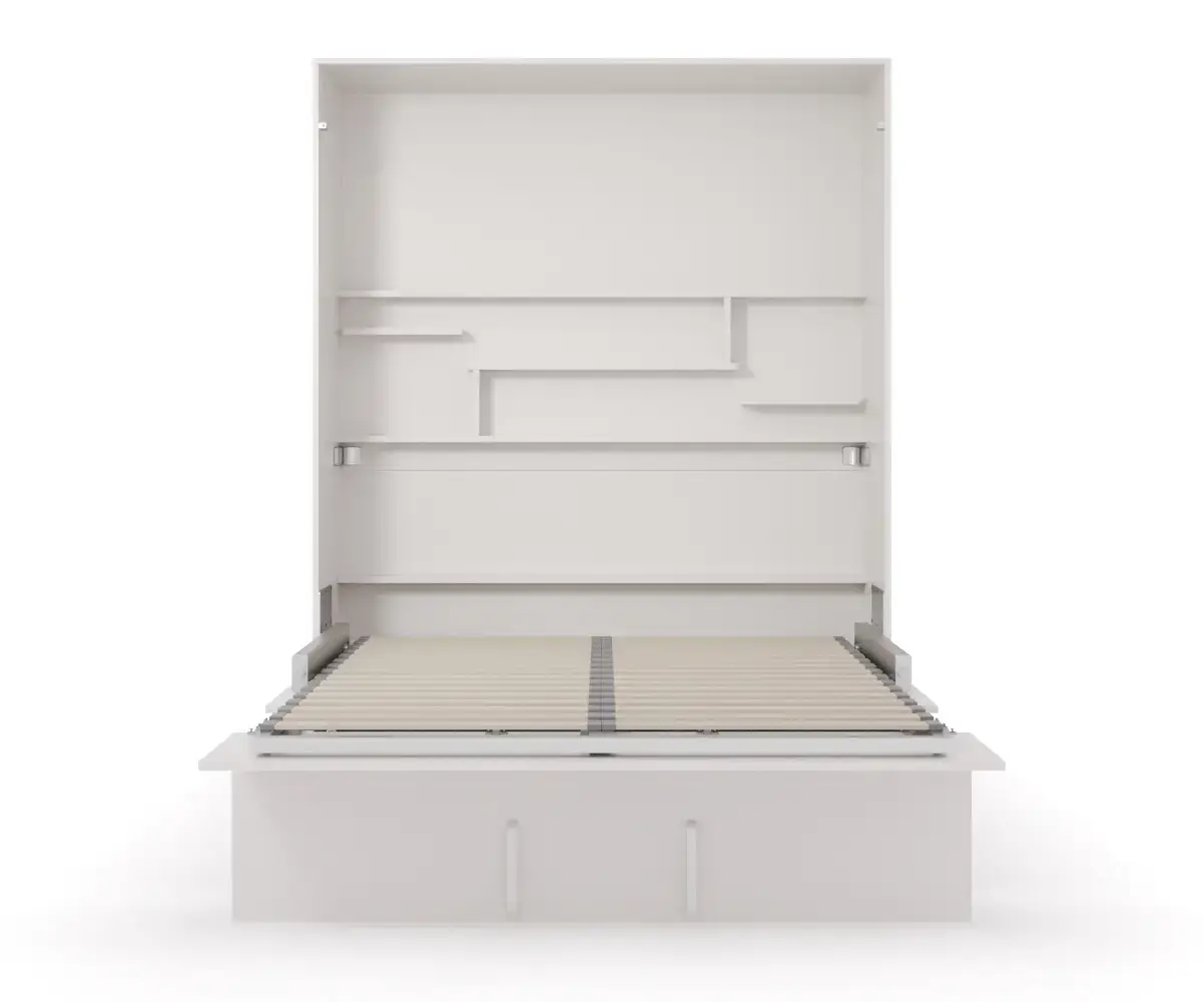 Lit escamotable solide avec sommier inclus