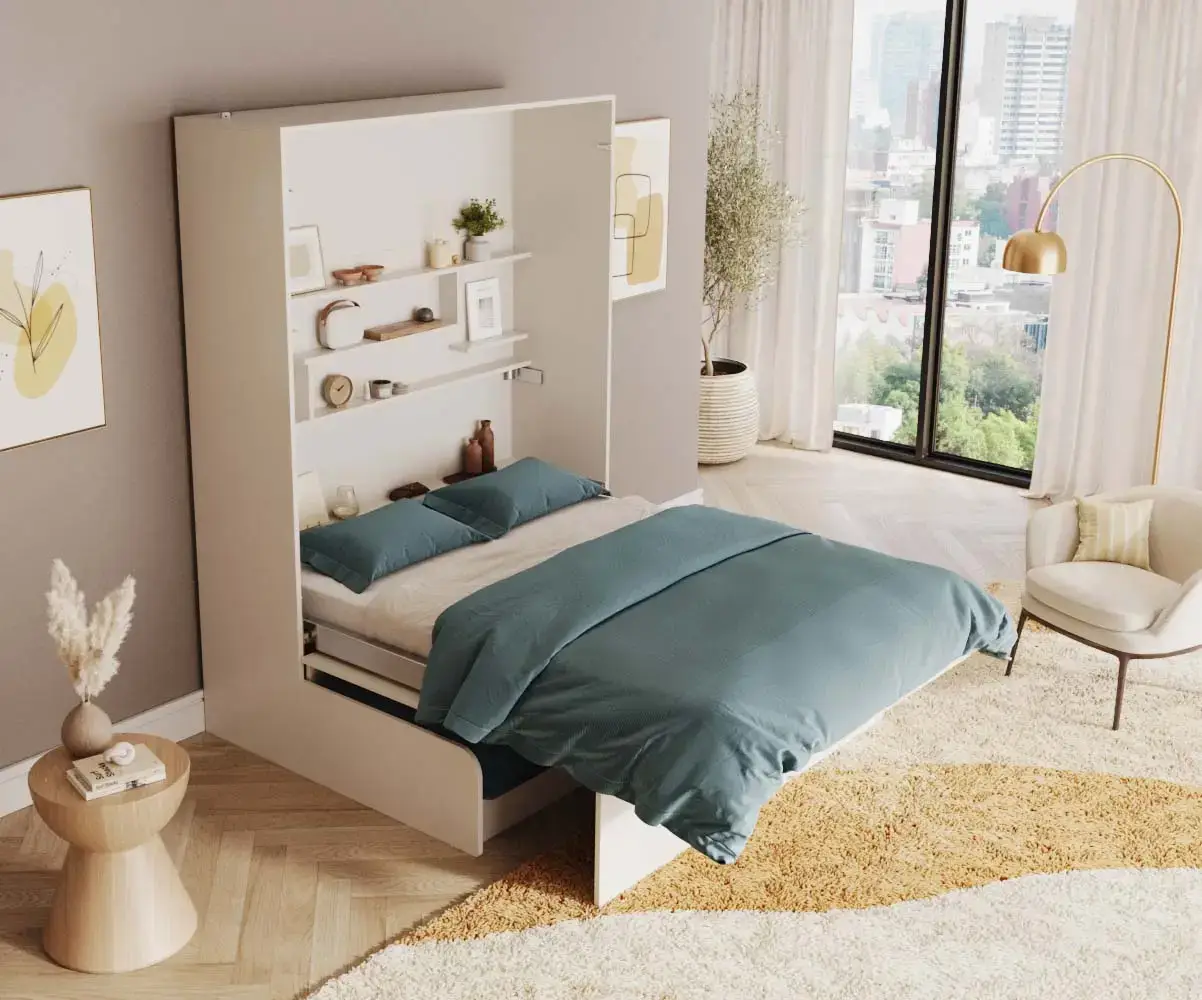 Armoire transfomable en lit 2 places