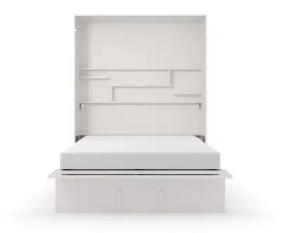 Lit escamotable solide avec sommier inclus