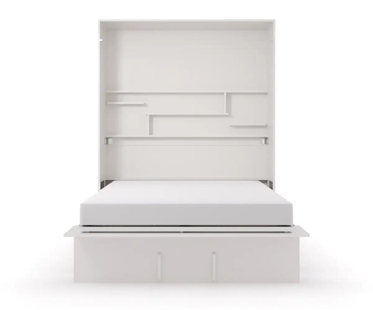 Lit escamotable solide avec sommier inclus