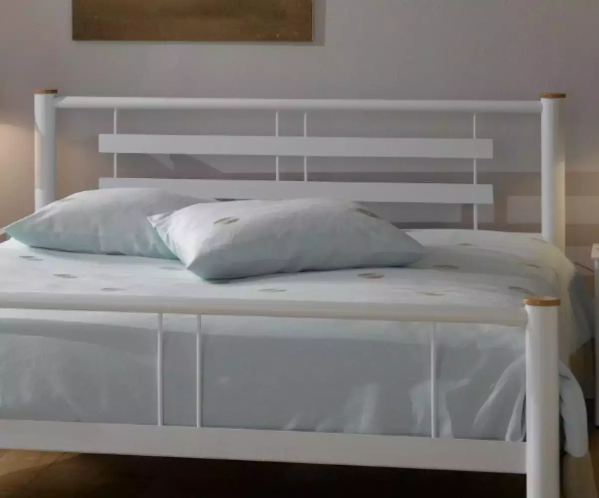 tête de lit blanche