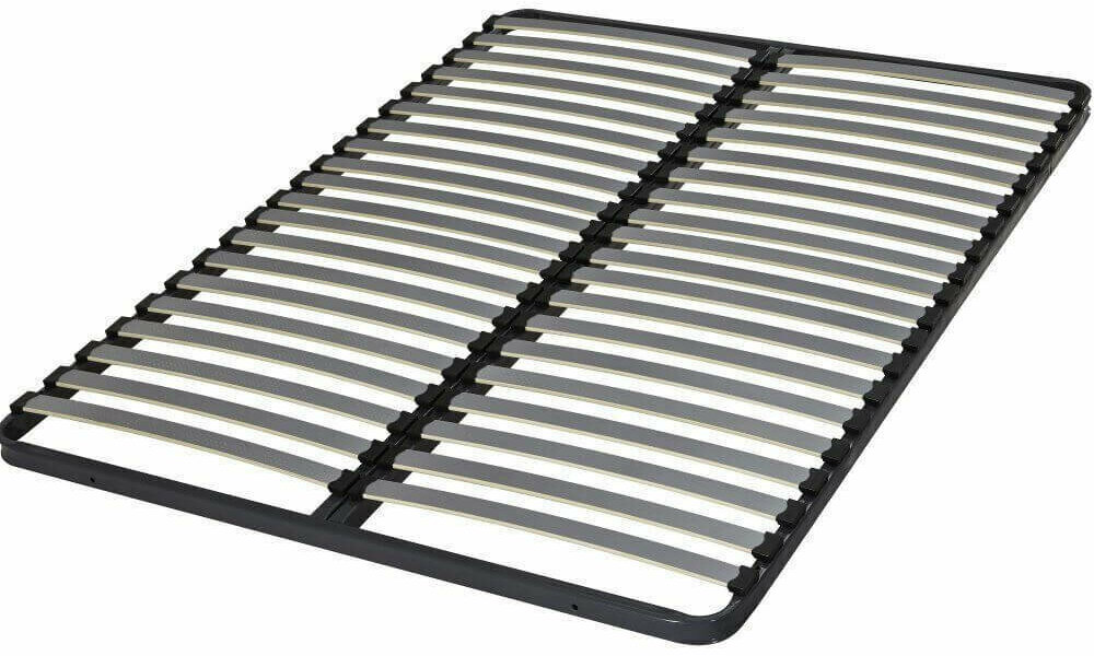 Lit 2 places julie en métal – 140x190 cm avec sommier inclus