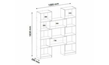 Dimensions étagère Riano