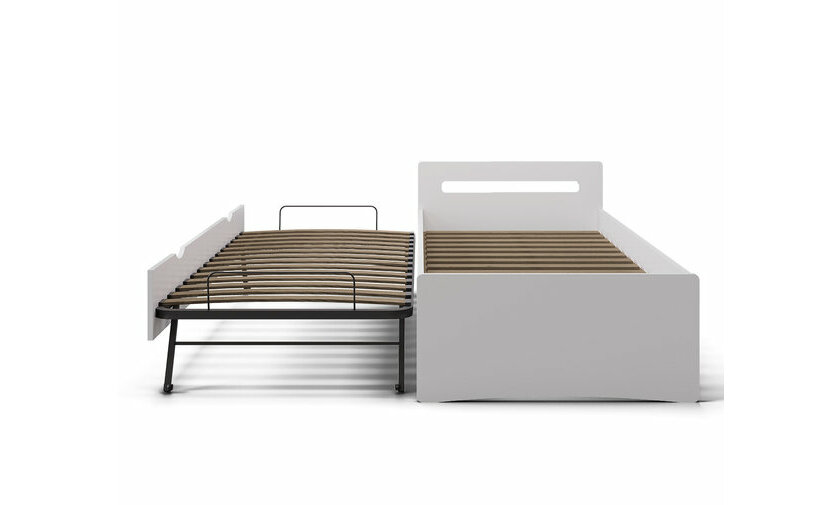 2 couchages blanc mme hauteur