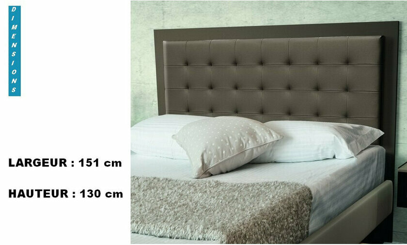 Dimensions tte de lit Brio luxe 140 cm