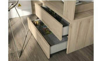 Lit mezzanine avec rangements