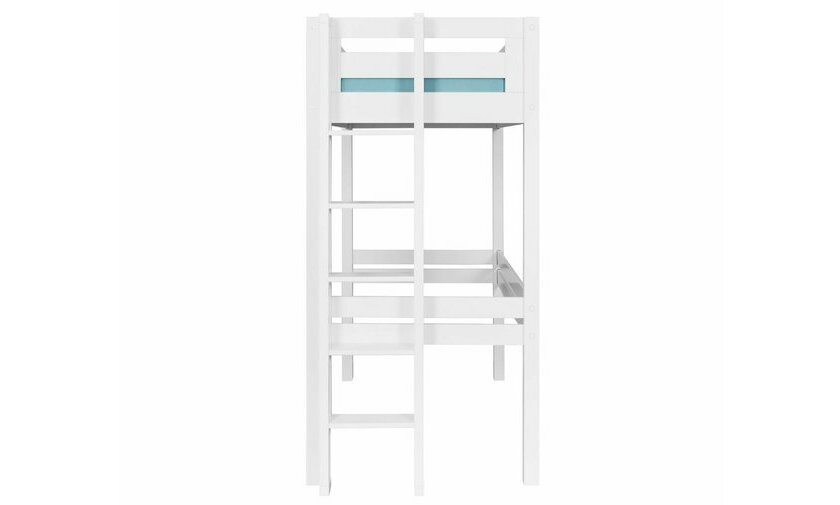 Lit mezzanine Adam blanc de ct, chelle petit ct