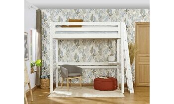 Lit mezzanine blanc Abel chelle petit ct