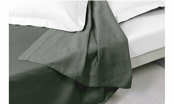 Drap plat gris anthracite