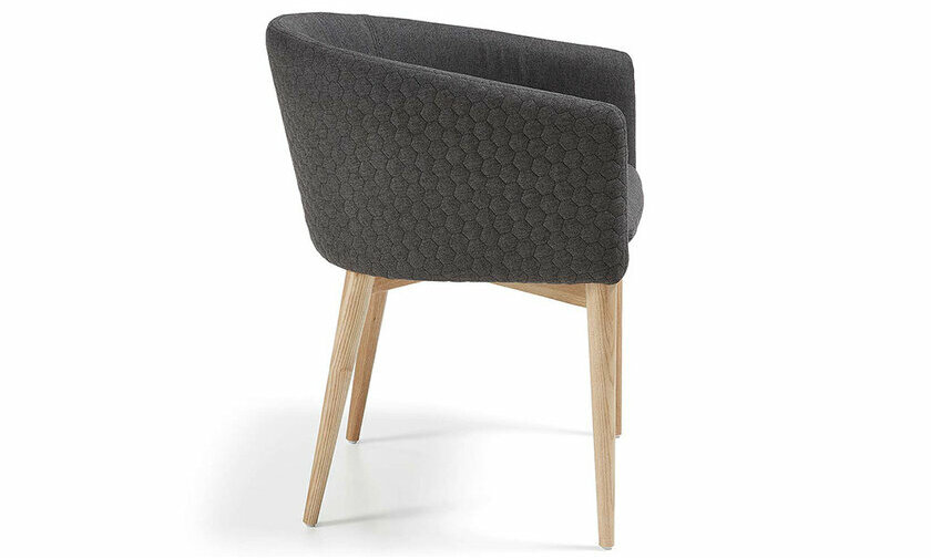 Fauteuil Jufell - gris anthracite