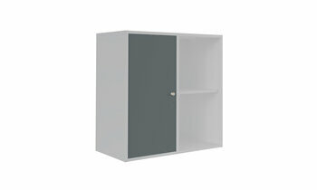 Porte 2 cases Manta gris anthracite 