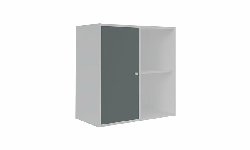 Porte 2 cases Manta gris anthracite 