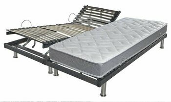 Pack sommier de relaxation manuel Baléo + matelas Arno