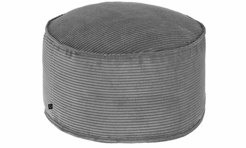 Pouf Suzie gris anthracite