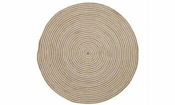 Tapis Koop en jute blanc