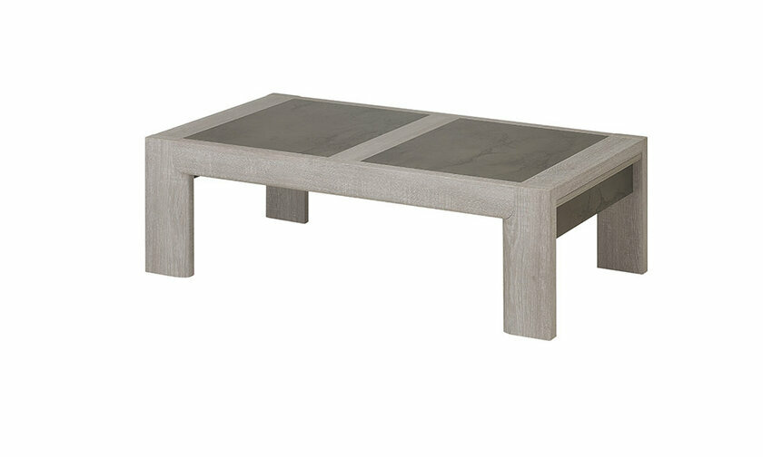 Table basse en chêne grisé
