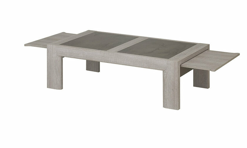 Table basse avec tablettes