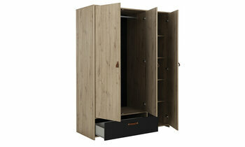 Intrieur armoire Callisto 3 portes et tiroir
