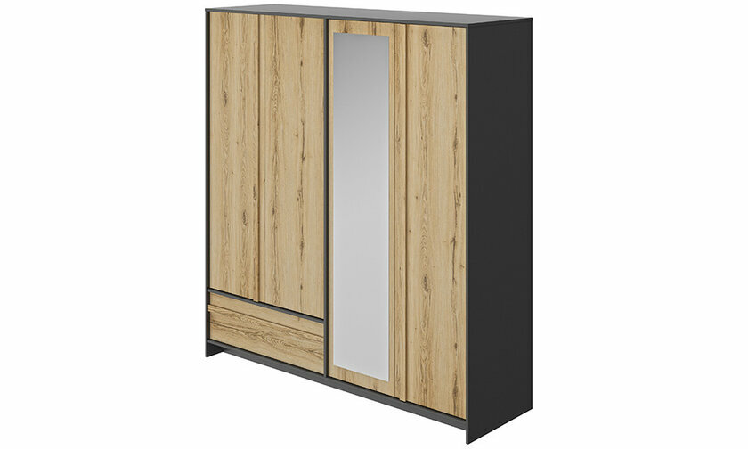 Armoire bois et noire