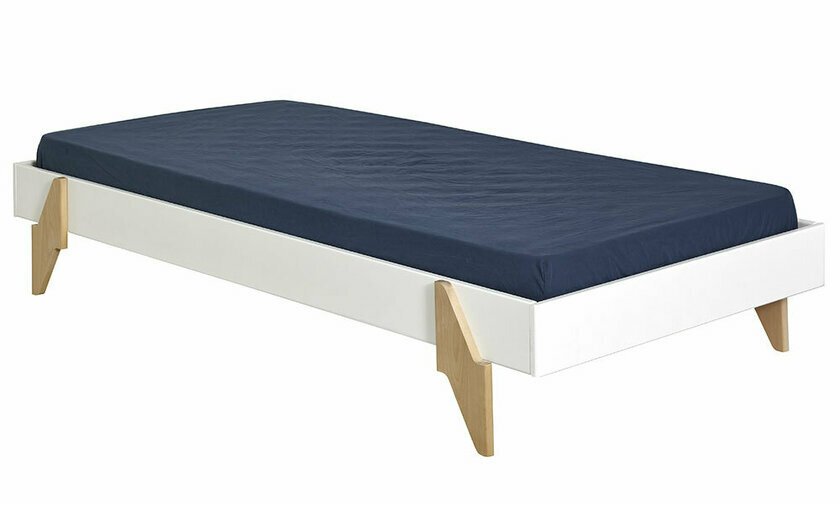 Lit empilable Nunki blanc