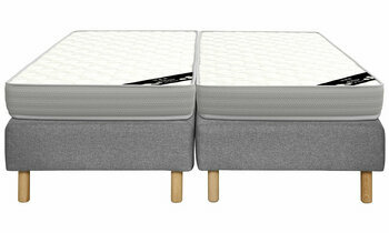 Ensemble 2 sommiers tapissiers Senesi + matelas