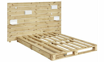 Structure du lit Corfou en bois massif