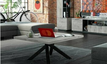 Table basse au style industriel