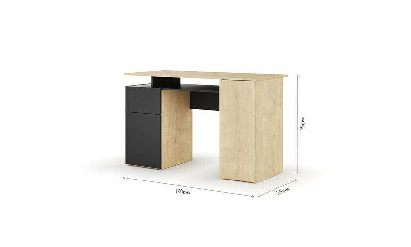 Dimensions du bureau Caral