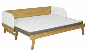 Lit gigogne Sloop ouvert avec matelas