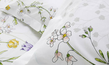 Dtail motifs housse de couette Fiore