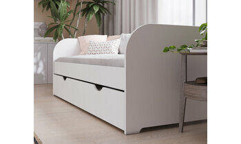 Lit banquette blanc