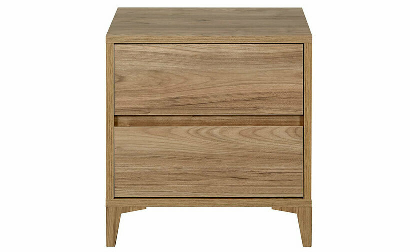 Chevet noyer Deneb en bois