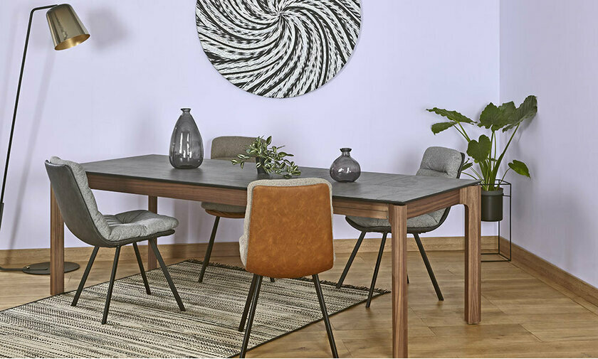 Table extensible Lantcha plateau céramique