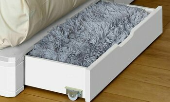 Lit Corfou avec tiroirs intégrés et tête de lit en option