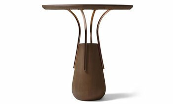 Table d'appoint medium La Palme un meuble robuste à l'esthétique travaillée