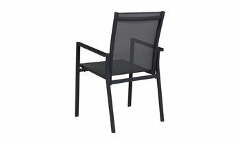 Dos du fauteuil noir Agde