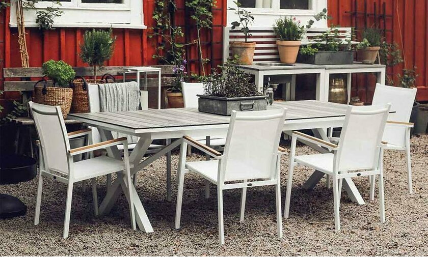 Table de jardin Extensible Lacanau 10 ou 12 personnes