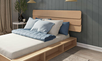 Lit Galion et tête de lit Frégate permet de mieux optimiser la surface de votre chambre