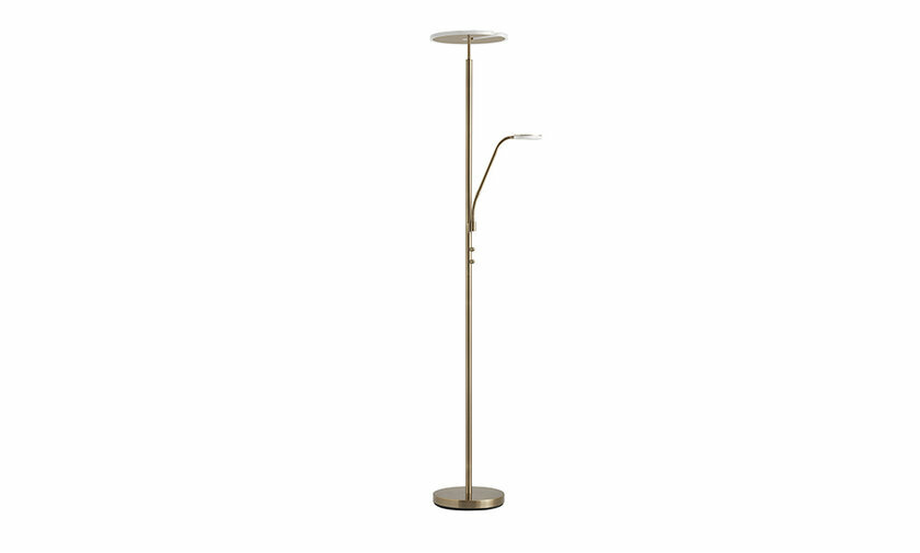 Lampadaire Design Pepea coloris laiton garantit une touche raffine et tendance  votre dco