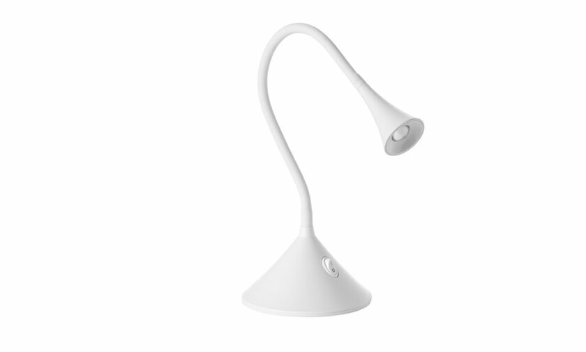 Lampe  Poser Mala coloris blanc a une allure simple et contemporaine