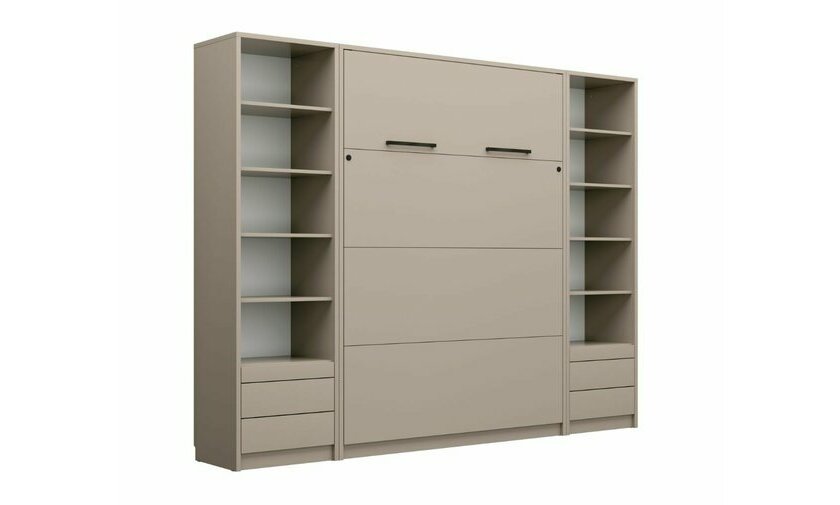 Colonne taupe lit ferm
