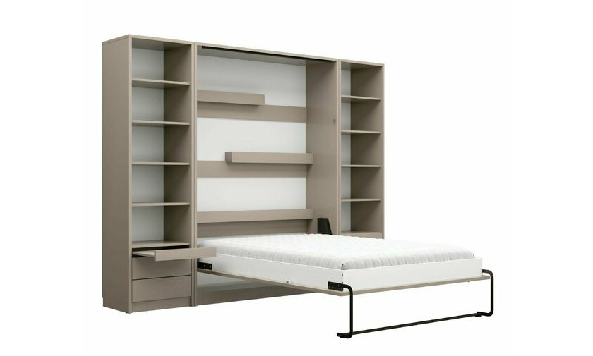 Colonne taupe lit ouvert