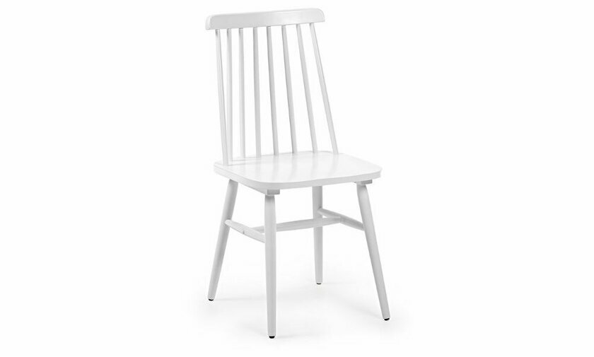 chaise en bois style bistrot coloris blanc louisy