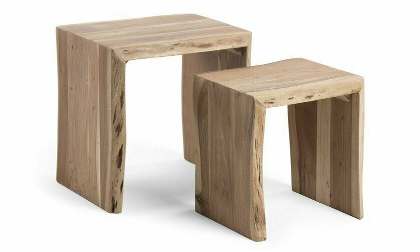 tables gigognes en bois d'acacia Fabrik